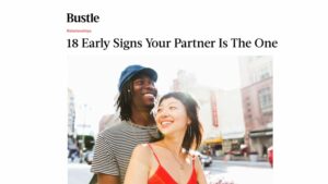 signs your partner is the one by Bustle