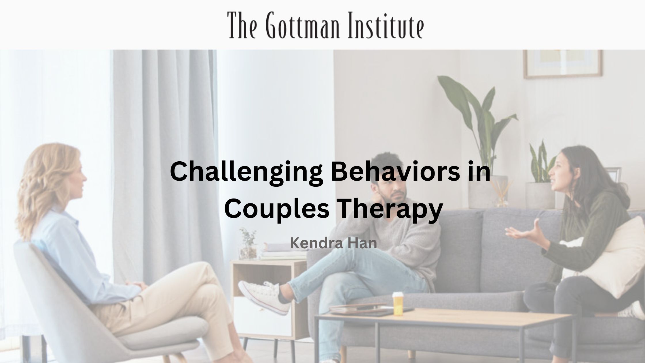 challenging behaviors in couples therapy