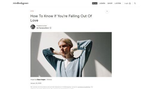 Dana McNeil on How To Know If You’re Falling Out of Love - As Seen In - MindBodyGreen